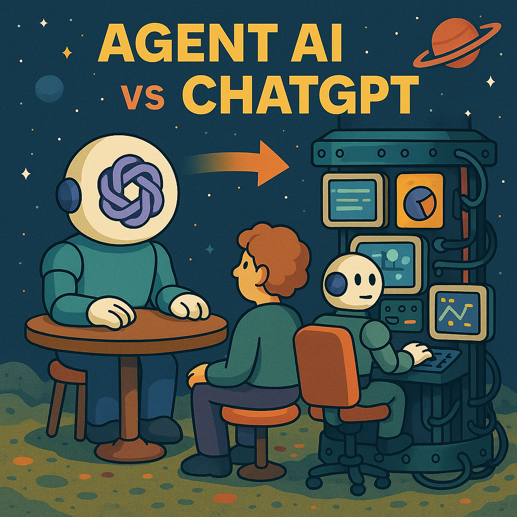 Chat vs AI Agents